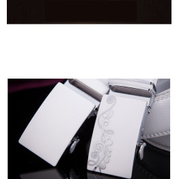  Mens Luxury Brand Designer Belt in White 