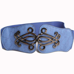 Fashionable Leather Belt, Women's Elastic Waistband 