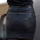  Ladies Sexy Leather Skirt  slim all-match in Black or  Red High Quality