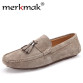 2017 Soft Moccasins Men Loafers High Quality Brand Genuine Leather Shoes 