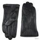2017 Leather Gloves Male Straight Button Style 