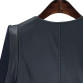 Women's Autumn Zipper Coat PU Patchwork Faux Leather Turn-down Collar 