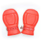 Female Leather Locking Padded Gloves32607031918