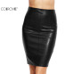 Fashionable Leather Woman Skirt32245525290