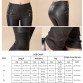 Stylish casual women s leather pants32267117124