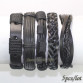 Black wristband genuine braided wrap leather bracelet