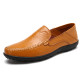 Men Shoes Leather Soft Loafers