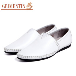 GRIMENTIN casual men loafers genuine leather shoes