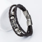 Fashionable Charm Leather Anchor Men s Bracelets32622618268