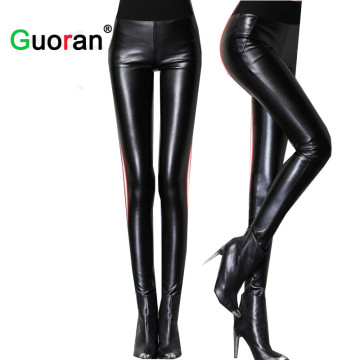 Women s High Waist Leather Pants Stretch Skinny Warm Sexy32474620720