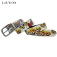 LAUWOO Women's Genuine leather belt 
