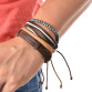 MJARTORIA Multilayer Leather Bracelet for Men 
