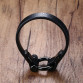 Mens Bracelets Stainless Steel Screw and Black Leather 