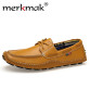 Merkmak Italian Genuine Leather Slip On Driving Shoes32780668972