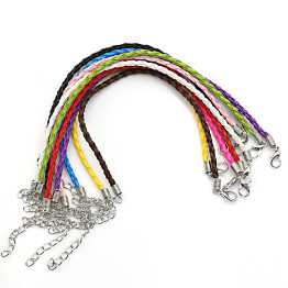 Mixed Color Braided 18cm bracelets