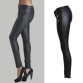 Women s Fashion Low Waist Trousers Slim Skinny Zipper Leather Pants32739711343