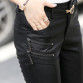 Plus Size S-5XL Women's Casual Leather Pants Black High Quality