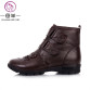 Plus size(35-43) autumn winter women genuine leather flat snow boots  