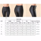  Women's Leather pants with Button Fly 