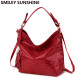 SMILEY SUNSHINE snake leather shoulder bag32818889038