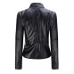   Winter Classic Black Motorcycle Leather Jackets for Women
