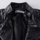   Winter Classic Black Motorcycle Leather Jackets for Women