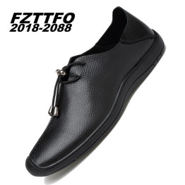 Size 37-45 Men Soft Genuine Leather Casual Shoes