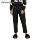 Winter Fashion PU Leather Harem Pants Women Black Colour 