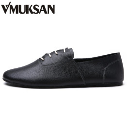  Men Shoes Soft Leather Comfortable Slip On