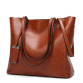  Women's Handbags Oil Wax Leather 