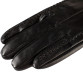  Genuine Leather,Length 25 cm,Black gloves for women