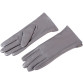 Women s Gloves,Genuine Leather,Length 25 cm, Gray32443890579
