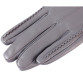Women's Gloves,Genuine Leather,Length 25 cm, Gray 