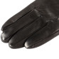  Genuine Leather,Black leather gloves for Men